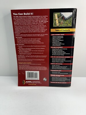 The ARRL Antenna Book for Radio Communications Softcover 23rd