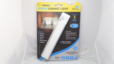 SENSOR BRITE SBUND-CD4 LED USB RECHARGEABLE UNDER CABINET NIGHT LIGHT (3 MODES)
