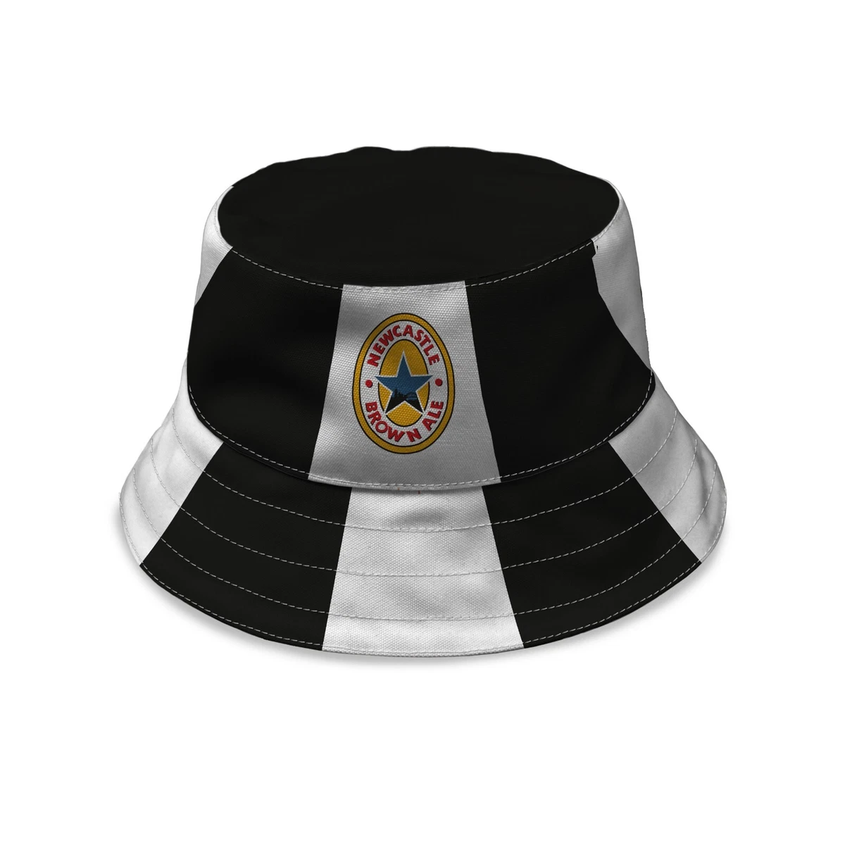 Newcastle 1996 Home Retro Football Bucket Hat Festival Fisherman