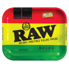RAW RAWSTA METAL ROLLING TRAY LARGE 13.4 x 10.9 x 1.2   FREE SHIPPING 