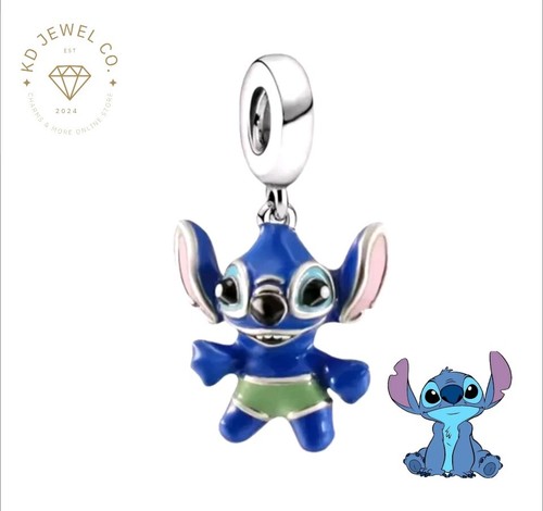 Stitch Dangle S925 Charm für Schlangenarmband Kette Lilo & Stitch Inc. Geschenktüte 🛍