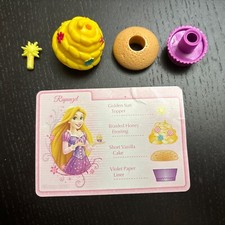 Disney Princess Enchanted Cupcake Party Game RAPUNZEL Cupcake & Card
