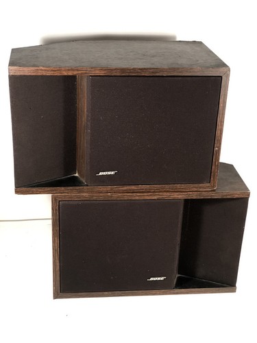 Paire D'enceintes Vintage Bose 1ère Génération - Double Cube - 100W - Filaire