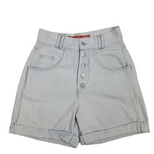 No Excuses Vintage 90s Button Fly Jean Shorts Size 11/12 Fit is current 8/10