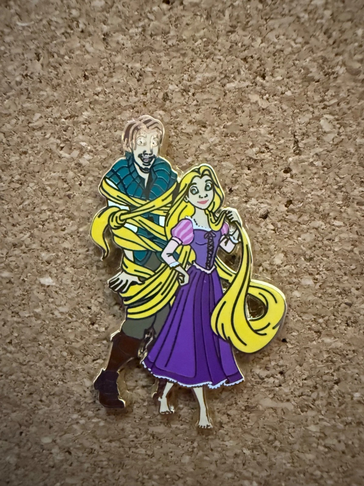 Disney Parks Pin Open Edition OE - Rapunzel & Flynn Rider, Tangled