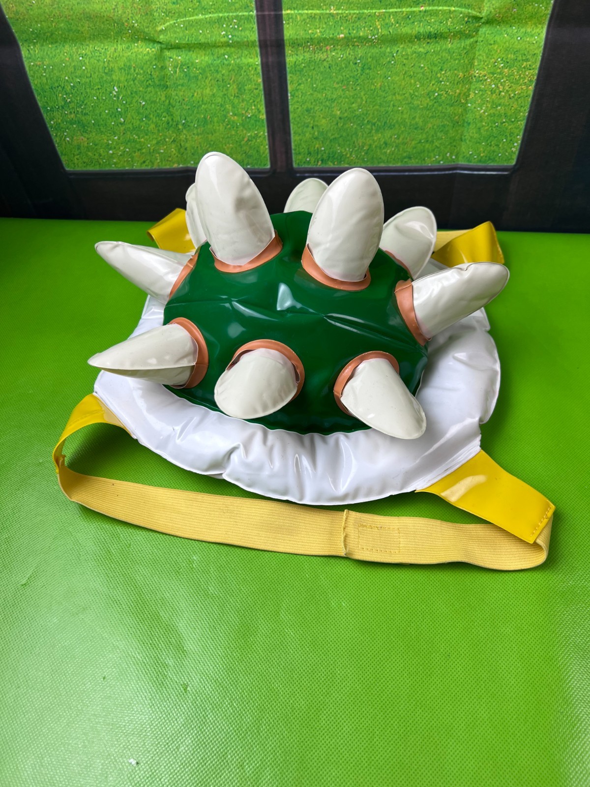 Super Mario Bowser Mini Inflatable Shell Spike Ba… - image 3