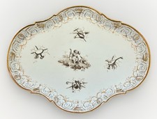 PARIS PUTTOS & TROPHY OF ARMS TRAY - DIHL ET GUERHARD - DUC D' ANGOULEME C1790