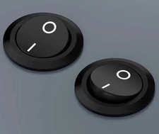 Kippschalter Wippschalter Rund EIN / AUS 2 PIN 12V - 230V / 6A  KFZ