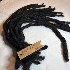 Human dreadlocks 15 Pieces Up To 16 Long Assorted Natural Black/Brown
