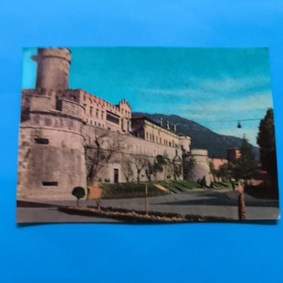 CASTLE OF GOOD COUNCIL TRENTO - COLOR POSTCARD TRAVELLED