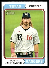 Travis Jankowski 2023 Topps Heritage #678 Rangers MLB READ FREE SHIPPING