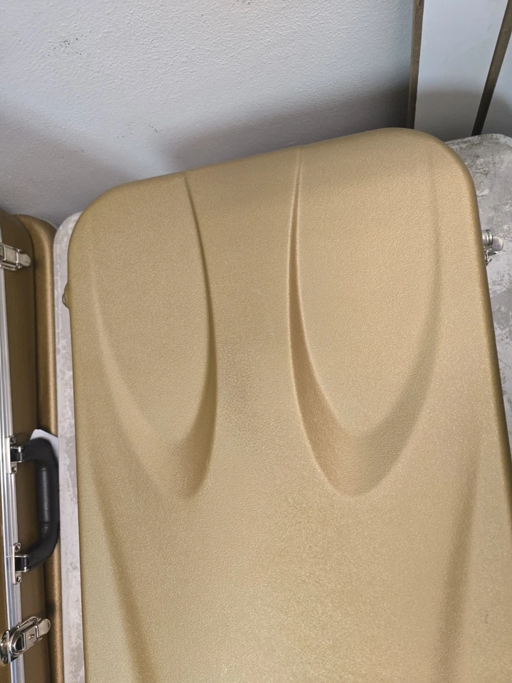 Estuche rígido para guitarra Gibson USA Les Paul Gold 100 aniversario moldeado. Foto 4 de 4