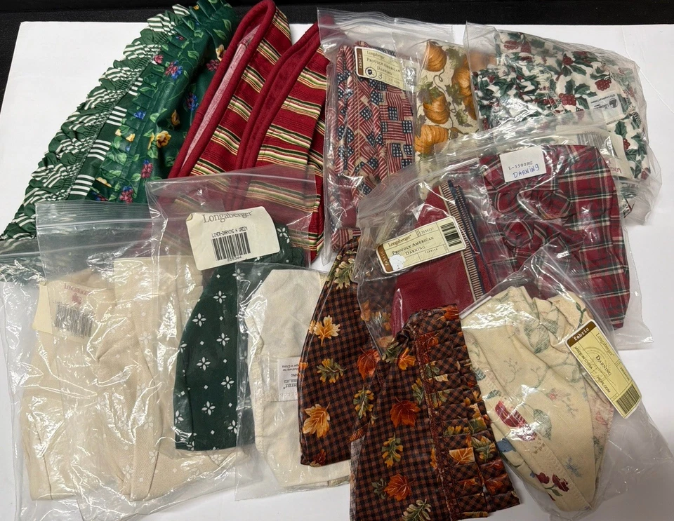 Longaberger Darning Basket Fabric Liners - Brand New Never Used - S* - Image 1 of 1