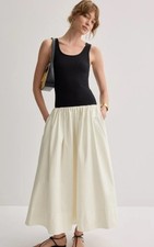 REFORMATION Women Verdona Dress Sleeveless Casual Black White Size XS