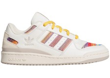 Size 11 - adidas Forum Low CL Cloud White Better Scarlet Blue Bird JQ2641