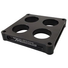 Wilson Manifolds Tapered Carburetor Spacers Aluminum 1 In. Thick Tapered Combo Wilson Manifolds Tapered Carburetor Spacers Aluminum 1 In. Thick Tapered Combo