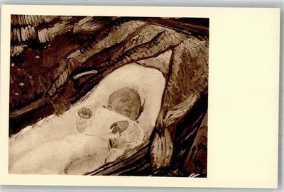 39993312 - Bern signed Amiet Cuno Sleeping Child Musee des Beaux-Art Baby