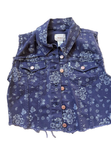Levi's Womens Cropped denim vest