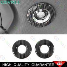 For Honda Accord 23-2026 11th Black Wood Rear Reading Light Frame Cover Trim 2*