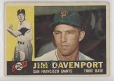 1960 Topps Jim Davenport #154 k5i