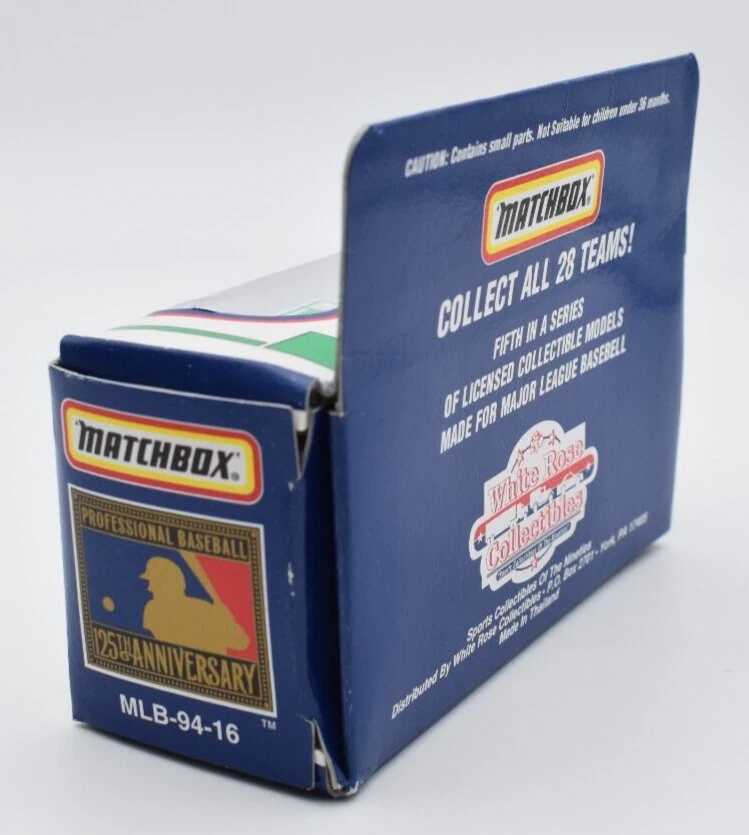 Matchbox Superfast Ford Flareside Pickup Atlanta Braves blu baseball 1994 - Immagine 2 di 2