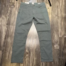 Flint & Tinder 365 Pant Men’s 34x30 Green Straight Fit Casual HUCKBERRY NWT