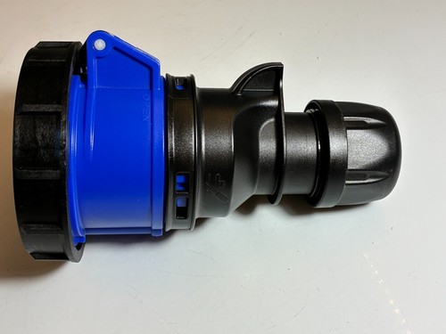 Pin & Sleeve CEE Cord Plug FEMALE 20A 250V 4-Pole 5-Wire IP67 9H PCE 21592-9 - Picture 5 of 12