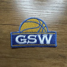 GSW Hoops GOLDEN STATE WARRIORS Steph Curry EMBROIDERED PATCH 2x3 inch