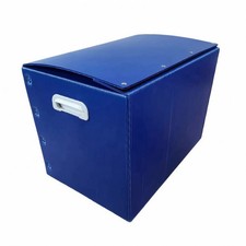 Wellpappe Kunststoffbox Schwerlast Wendebox mit Deckel wasserdicht f&uuml;r Lager