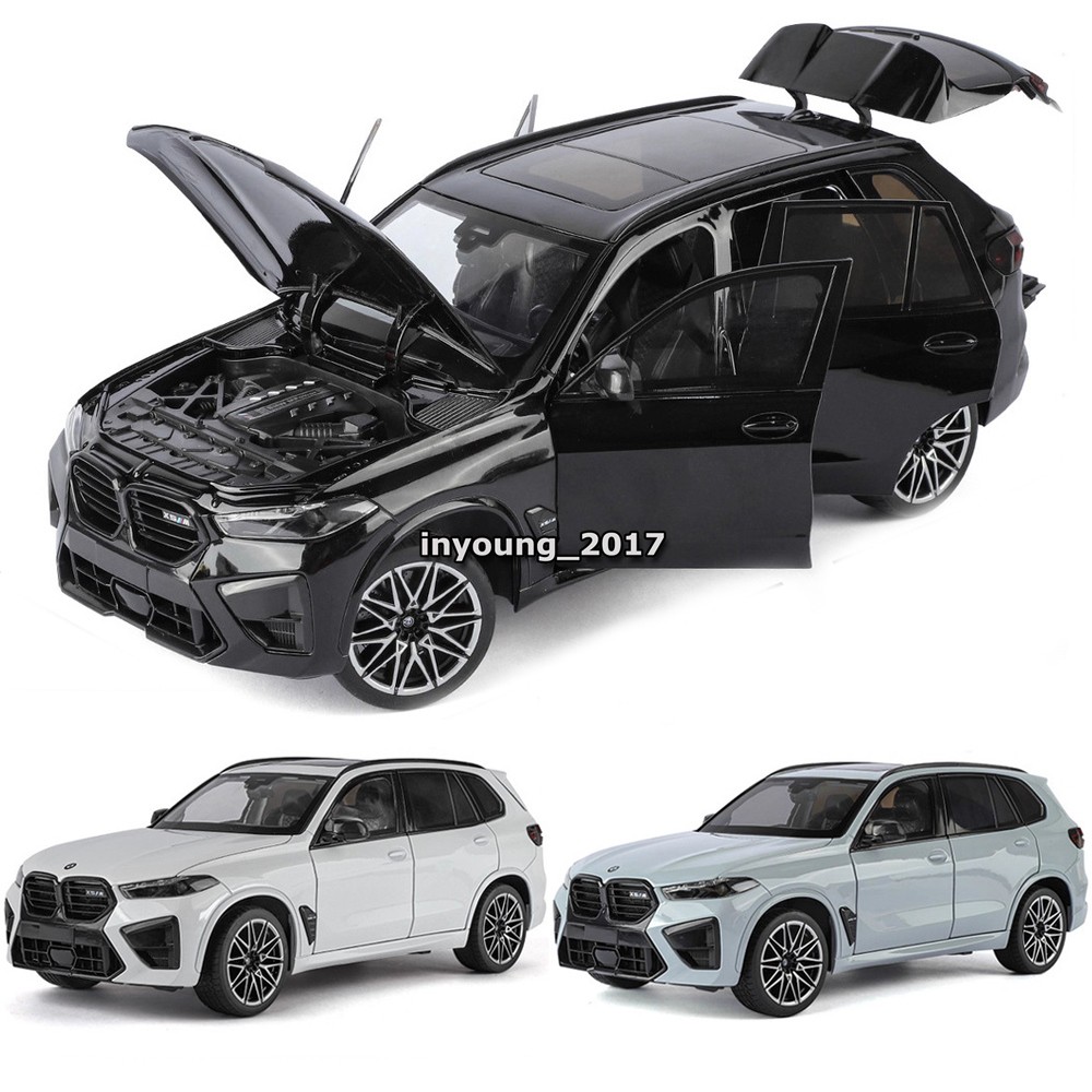 1/18 BMW X5M LCI ダイキャストモデル 1:18 BMW X5 M Competition LCI Model Car Diecast SUV Metal Vehicles
