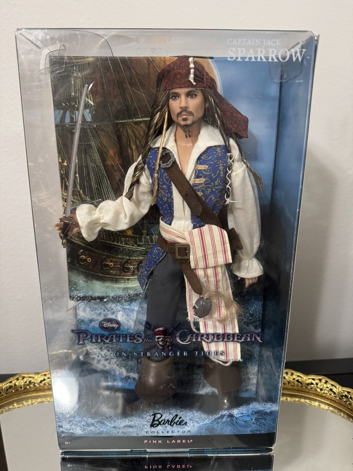 Mattel Barbie Jack Sparrow Angelica, Pirates Des Caraïbes
