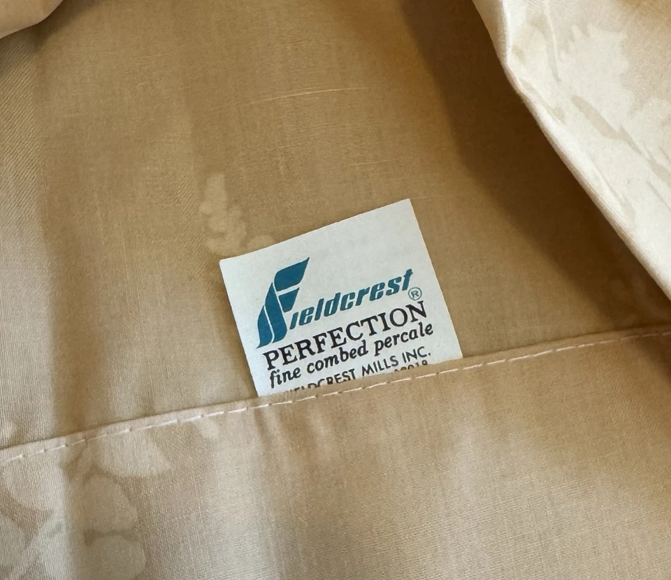 Funda de Almohada Vintage Std Par Percal Planta Neutra Helecho Botánico Boho Cottage Foto 3 de 3