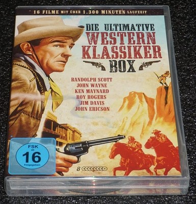 16 Western Klassiker (DVD) Ich ritt für Jesse James, Am Tode vorbei, Durango Kid