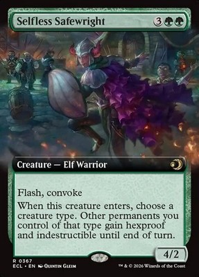 Selfless Safewright - Extended Art ECL NM MTG