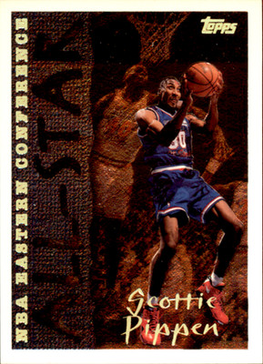 SCOTTIE PIPPEN 1994-95 Topps Spectralight Base #11 Chicago Bulls Basketball Card