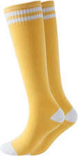 Knee High Socks for Kids, Cotton Soccer Socks for Boys, Girls, Toddlers