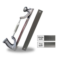 Adjustable Frame Milled Tooth Car Body Polisher File Metal Panel Polishing Kit