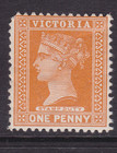 VICTORIA 1890-1900 1D BROWN QV STAMP DUTY SERIES  MINT/MH (RK34)
