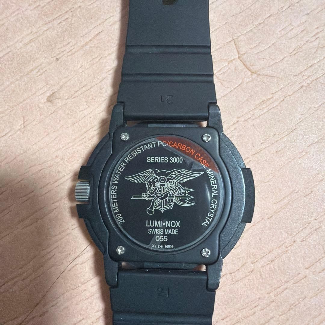 Luminox Navy SEALs 3000 Series Watch Limited Ed Carhartt Disk Used Good image 2