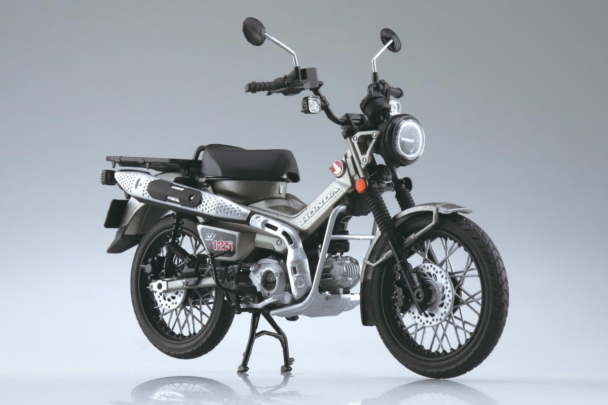 HONDA スカイ Assembled Skynet 1/12 Bike Honda Ct125 Matte Armored Silver