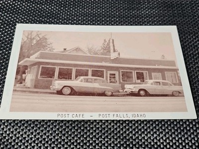  Post Cafe, Post Cafe ,Idaho 50's Classic Cars Postcard 2716