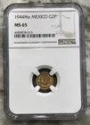 Photo of a 1944 Mexico 2 Pesos Gold from an eBay listing that sold on Jun 19, 2026