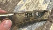 HOHNER Echo Chromatic Harmonica Key of C Slide Silver Made in Germany