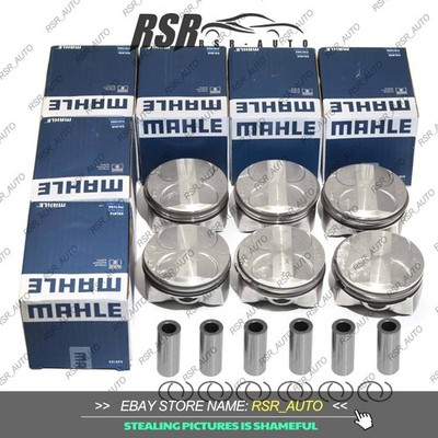 6Pcs Pistons & Rings STD Φ88mm NURAL for Mercedes-Benz E280 C300 GLK300 V6 3.0L