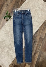 American Eagle Size 00 Stretch Mid Rise 90's Skinny Jeans