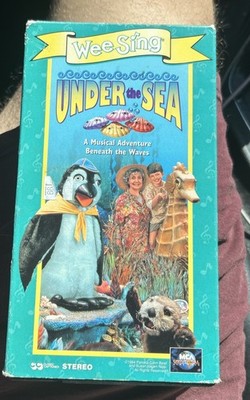 WEE SING-Under the Sea 1994 VHS Rare OOP Animals Children