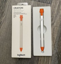 Logitech Crayon Digital Pencil Stylus for iPad 2018 Orange White