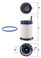 MAHLE KX494D Fuel Filter Insert 103.25mm Diameter Fits Audi A6 Q7 Q8 VW Touareg