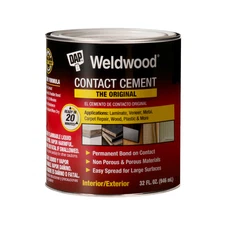 Dap 7079800272 Weldwood Contact Cement, 1-Qt. - Quantity 6