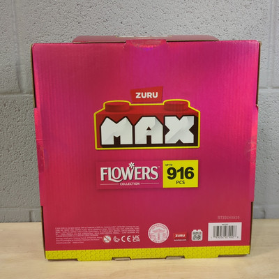 ZURU Max Build Flowers Collection 916 Pcs -4 PACK Flowers-NEW
